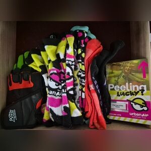 Adventure Trampoline Park Grip Socks & Gloves Bundle Urban Air Skyzone Altitude